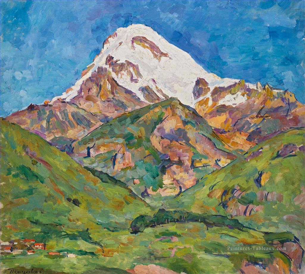 KAZBEK Petrovich Konchalovsky montagnes de paysage Peintures à l'huile